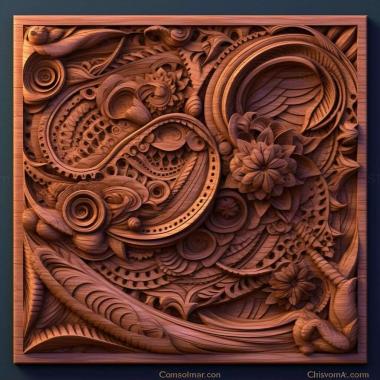 Patterns and decorations stl Cosmotoma 3 3d model